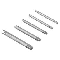5pcs M10 Tap Extractor Guide Tools Alloy Steel with 3 Claw Design for Damaged Screw Removal Compatible with Electric Tools China Mainland