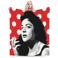 Soft Blankets Camping Lola Flores Throw Blanket Print  Bedspread For Living Room 75x90cm