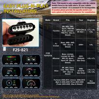HD Car Electronic Accelerator Throttle Controller Shift Power Delay Pedal Booster For TOYOTA For Hilux SR5 Extra VIGO 2006-2015 F2S-821