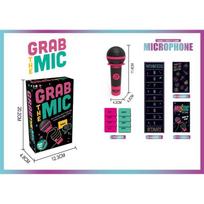 Microphone Karaoke Singing Game Answer Cards Family Interactive Tabletop Game For Teen Gift Poor Singer Red