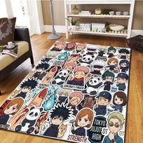 Jujutsu Kaisen Bedroom Carpet & Living Room Mat, Home Decor Cool Movie Play Floor Mat -HE78 60x90cm