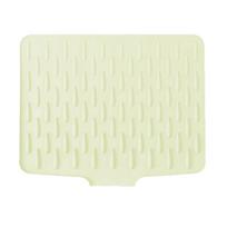 Flexible Silicone Drying Pad Heat Resistant Silicone Dish Drying Mat Promotes Hygiene In Kitchen Washing Utensils smėlis
