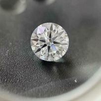 CERTIFIED 1 Ct Round Shape LAB CREATED Indian Diamond Loose Gemstone 2 mm balta