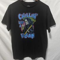 DOM BRAND GRIM REAPER SIPPIN A SLUSH GRAPHIC PRINT TEE SHIRT Size L S įvairiaspalvis