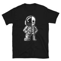 Astronaut Skeleton Funny Cartoon Short-Sleeve Party T-Shirt Novelty Gift S įvairiaspalvis