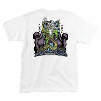 Santa Cruz Jason Jessee NEPTUNE Skateboard T Shirt WHITE S įvairiaspalvis