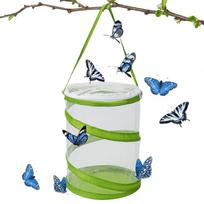 Foldable Insect Cage Butterfly Net Habitat Terrarium Pop-up Clear Mesh Enclosure Silkworm Hatch Cage Net Cloth Hatch Cages CN