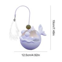 Active Cat Toys Interactive Pet Catnip Ball Cat Enrichment Toys For Indoor For Small Medium Large Kitten Home Indoor Outdoor violetinė