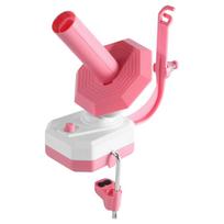 Yarn Winder Electric Yarn Ball Winder Non Slip Base Crochet Yarn Winder Cake Dispenser Electric Spooler for Knitting Enthusiast rožinė