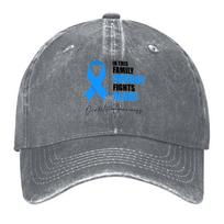 New Diabetes Awareness Survivor Fighter Cancer Awareness Month Ribbon Baseball Cap tea Hat Anime Kids Hat Womens Beach Unisexs