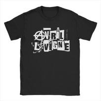 Men T-Shirt Avril Lavigne Greatest Hits Logo Funny Cotton Tee Shirt Short Sleeve T Shirts Crewneck Tops Plus Size S įvairiaspalvis