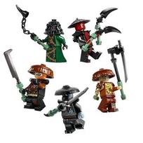 5 vnt. Ninjago Uždraustieji Penki Mini figūrėlės Statybinės kaladėlės Rinkinys Žaislas Figūrėlė Vaikų Dovana