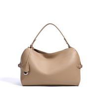 Leather messenger women's bag hot-selling new handbag high-end commuting cowhide large-capacity tote bag women abrikosas