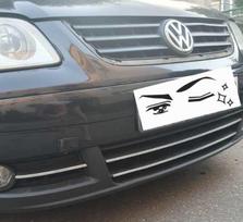 Vw Touran I - Listwy Chrom Na Grill Atrape Tuning
