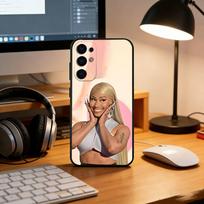 Nicki Minaj Phone Case For Samsung S25,S24,S21,S22,S23,S30,Ultra,S20,Plus,Fe,Lite,Note,10,Black Cover Samsung S23plus5G