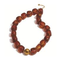 Colorful Beaded Choker Resin Beads Necklace Boho Chunky Necklace for Women Summer Beach Vacation Jewelry 1
