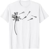 Dandelion Lacrosse Shirt and LAX Accessories | Lacrosse Mom T-Shirt Mens Womens Tees Top S
