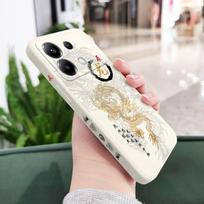 Flying Dragon Phone Case For Xiaomi Poco F8 F7 X6 F6 M6 M5 M5S F5 X5 F4 X4 M4 F3 M3 X3 Pro 4G 5G GT Silicone Cover Poco F7 Pro balta