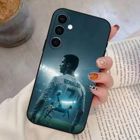 Football R-Ronaldo Phone Case For Samsung Galaxy A73,A72,A71,A70,A53,A52,A51,Others Soft Black Cover Samsung a32 4g