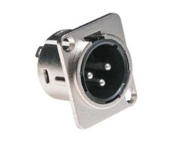 Xlr Microphone Plug 3 Pin Housing Mount