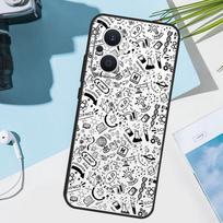 Science Chemistry Caffeine Case For OPPO Reno 11 12 13 13F 12F 11F 8T 7 8 10 Pro OPPO Find X8 Pro X6 X3 X5 Lite Cover OPPO Reno13 Pro