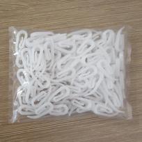 100 vienetų / komplektas užuolaidų kabliukai gyvenamajam kambariui plastikiniai nailoniniai užuolaidų dekoratyviniai priedai balta