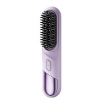 Minhuang Mini Wireless Hair Straightener with Negative Ion for Soft Hair Care National Standard Spray Paint Version violetinė