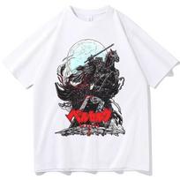 Berserk Graphic T-shirt Anime Daring Print Casual Hip Hop Street Unisex T-shirt Harajuku Summer cotton top Unisex clothing 2XL