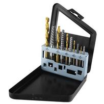 Kobalto grąžtų rinkinys Kairiojo sriegio Priedai Sulūžusio varžto Pažeisto sraigto Išsukimo rinkinys Metalinis dėklas Kokybiški Perforatoriaus įrankiai Pack of 1