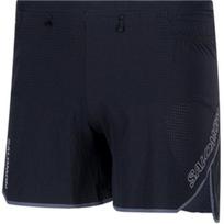 Salomon Raidžių Spausdinimo Lauko Sporto Laisvalaikio Šortai Unisex Šortai Juodi LC1891500 XS