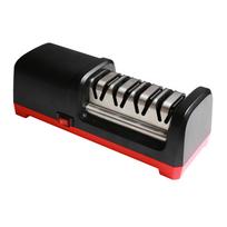Electric Knife Sharpener 3 Stage Angle Guided Professional Knife Sharpener 15 Degree Angle Guide Spring Loaded for