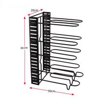 Pots and Pans Organizer Rack Multi-layer iron wire bilateral pot cover storage rack Pots Lids Storage Holder Kitchen storage