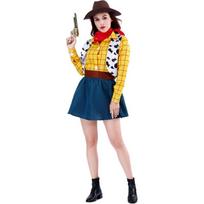 Žaislų istorija, Kaubojaus Vudžio kostiumas, Helovino Cosplay pora Vyriški ir moteriški kostiumai M