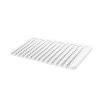 Silicone Dish Drying Mat, Non-Slip Easy Clean Sink Mat Large Heat-resistant Dish Drainer Mat for Kitchen Counter, Sink, Refriger 38.7x20.5cm&Rectangular balta