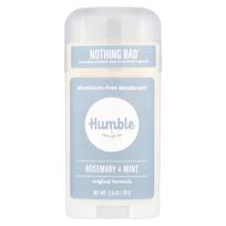 Humble Brands, Aliuminio neturintis dezodorantas, Rozmarinas ir mėta, 2,5 uncijos (70 g)