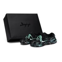 Nike V5 RNR Abrasion Resistant Low top Running Shoes Unisex Black Tiffany HJ5228-001(Team80-S-BOX) 40