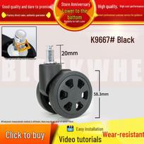 Universal Silent Caster Wheels for Luggage and Trolleys - Replacement Set with Combination Lock Compatibility for Repairs