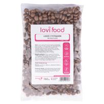 Lovi Food lašiša su upėtakiu - šunų maisto pavyzdys, be grūdų, mažoms veislėms, su saldžiosiomis bulvėmis ir smidrais