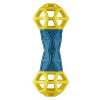 Nuzzle Puzzle Hantelė (18 cm) - skanėstų žaislas, hantelė šunims, šokinėjanti, plūduriuojanti, su cypliuku