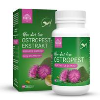 Pokusa Milk Thistle Extract 120 tabl. - preparatas su margainiu, kuris palaiko ir regeneruoja šunų bei kačių kepenis.