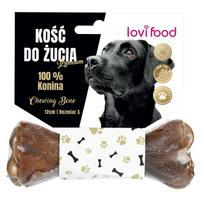 Lovi Food Premium kramtomasis arklio odos kaulas - kramtomas kaulas šunims, 100% arkliena