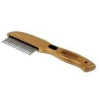 Bamboo Groom sukamų dantukų šukos - bambukinės šukos šunims ir katėms, sukamieji dantukai