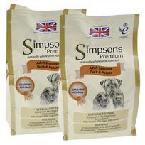 Simpsons Premium Adult Sensitive Duck & Potato - maistas jautriems šunims, antis ir bulvės