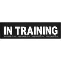 Julius K9 "In Training" ženkliukai 2 vnt. - ženkliukai Julius pakinktams, su Velcro tvirtinimu