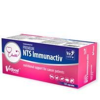 Vetfood Premium NTS Immunactiv - papildas gyvūnams, nusilpusiems dėl vėžio, šunims, katėms, šeškams ir žiurkėms - 120 tablečių