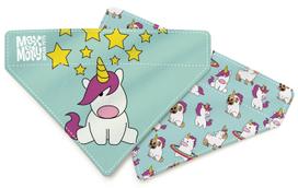 Max & Molly dvipusė skarelė Unicorn - dvipusė skarelė šunims