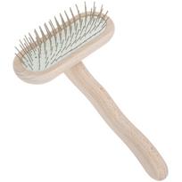 Chris Christensen T - Brush - aukštos kokybės šepetys, šepetys šunims su metaliniais dantukais, minkštas