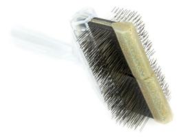 ActiVet Diamond Super Soft šepetys - itin minkštas, dvipusis, lankstus šepetys ilgiems, šilkiniams plaukams, lenkti + tiesūs dantukai - didelis 9c