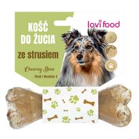 Lovi maistas kramtymui su stručiu - kramtomas kaulas šunims, su stručiu