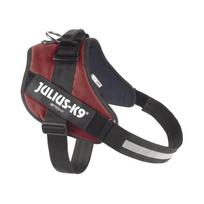 Julius - K9 IDC Powerharness Bordeaux - Rudas - aukštos kokybės šunų pakinktai, Bordo spalvos